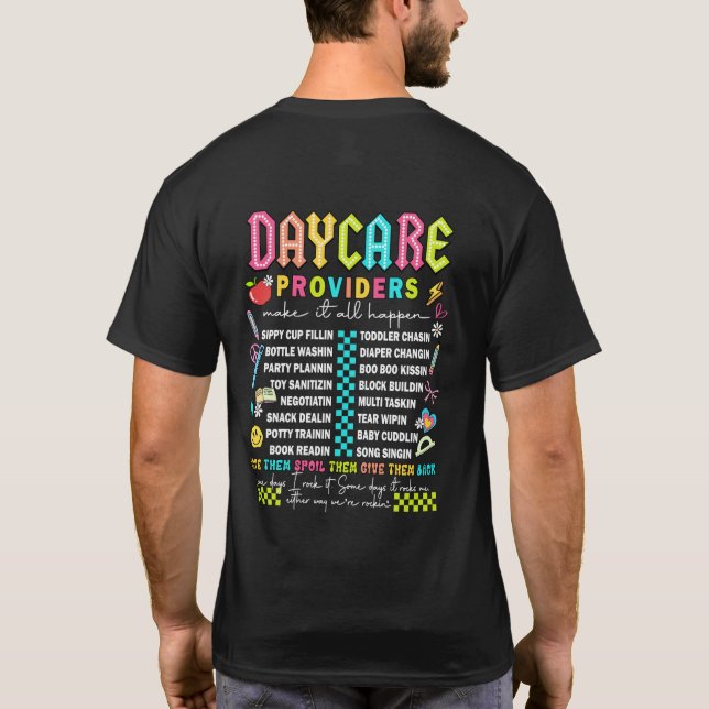  Daycare Provider T-Shirt (Back)