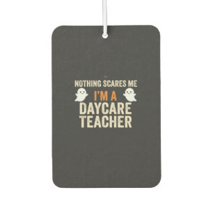 Daycare Teacher Halloween Ghost Design_1 Car Air Freshener