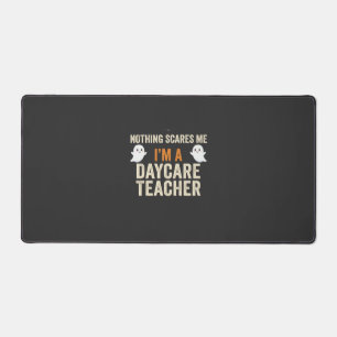 Daycare Teacher Halloween Ghost Design_1 Desk Mat