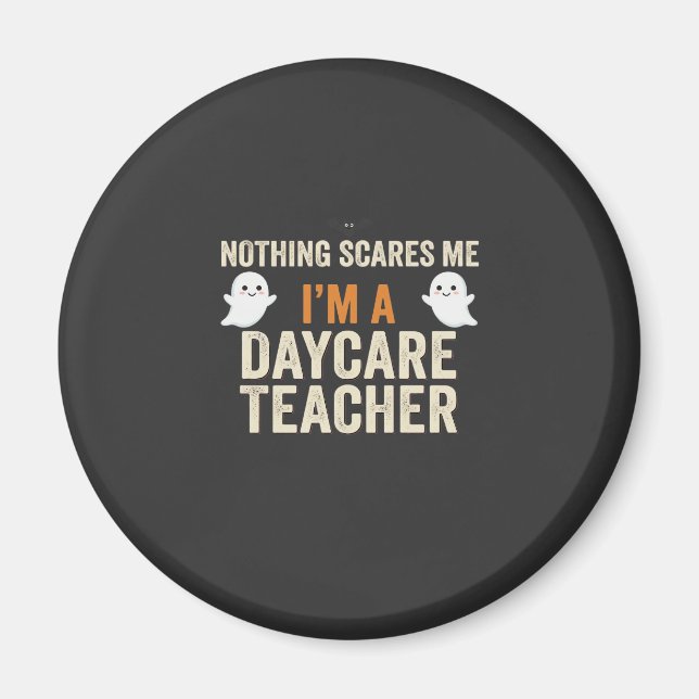 Daycare Teacher Halloween Ghost Design_1 Magnet (Front)