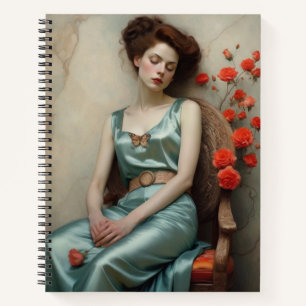Daydream and Climbing Roses Spiral Notebook