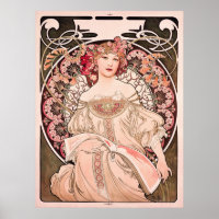 Daydream by Alphonse Mucha 