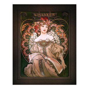 Daydream c1896 by Alphonse Mucha Photo Print