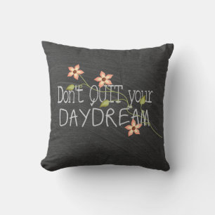 Daydream inspiration on chalkboard cushion