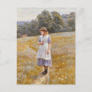 Daydreamer, 1878 postcard