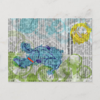 Daydreaming Dog Postcard