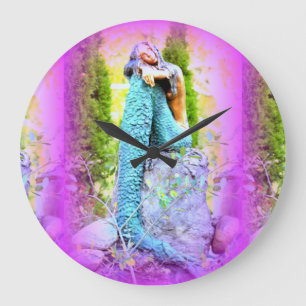 daydreaming mermaid clock