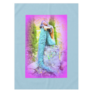 daydreaming mermaid cotton tablecloth
