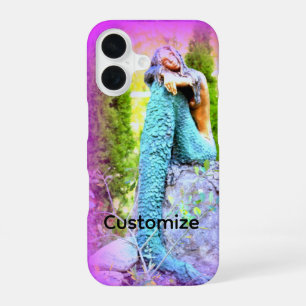 daydreaming mermaid iphone case