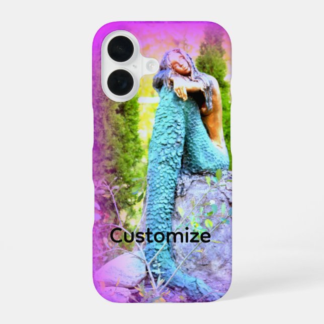 daydreaming mermaid iphone case (Back)