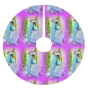 daydreaming mermaids tree skirt