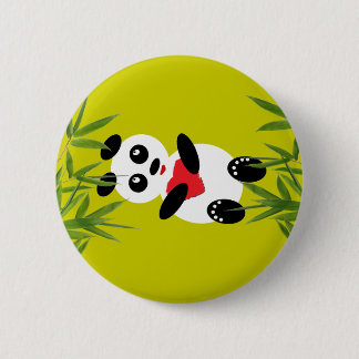Daydreaming Panda Customisable Pin