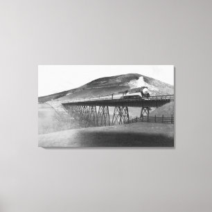 Daylight Limited Railroad over Tressel Canvas Print