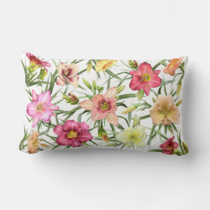 Daylilies All Over Lumbar Cushion