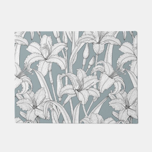 Daylilies Doormat (Front)