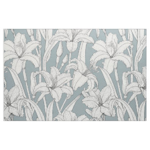 Daylilies Fabric