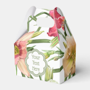 Daylilies Personalised Favour Box