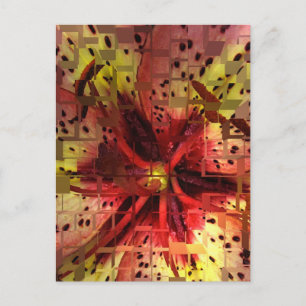 Daylily Abstract 2 Postcard