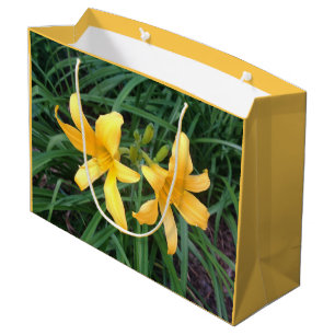 DAYLILY "Downey" Duo --- ECHO PRINT. Large Gift Bag