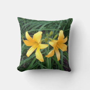 DAYLILY "Downey" Gold Duo -- Cushion