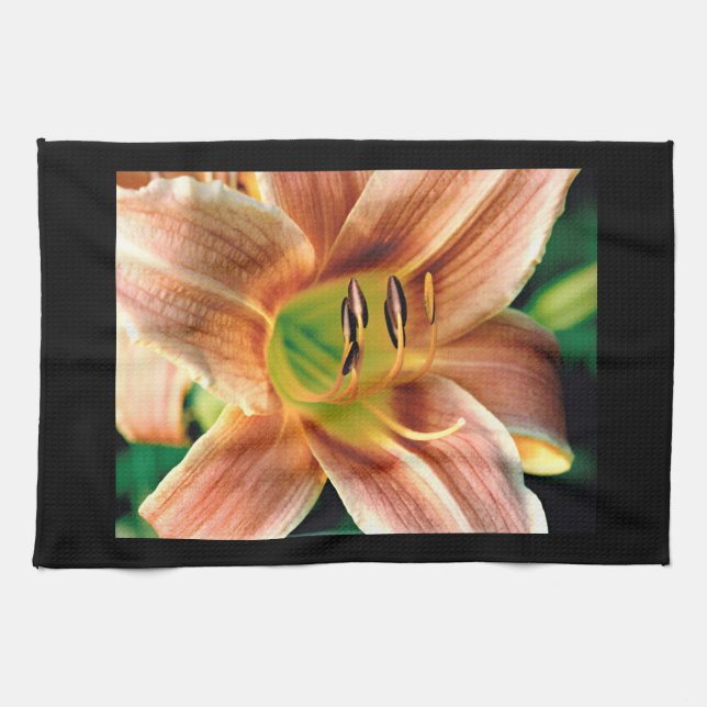 Daylily Macro Tea Towel (Horizontal)