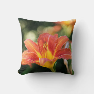Daylily Throw Pillow