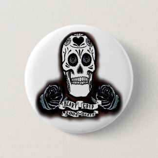 dayofthedeadcutout 6 cm round badge