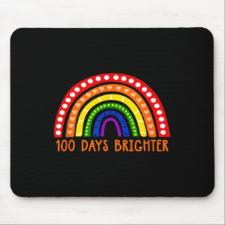 Days Brighter Fun Teacher 100th Day Of School Mouse Pad