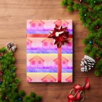 Days Cottages Wrapping Paper “Ticky Tacky”