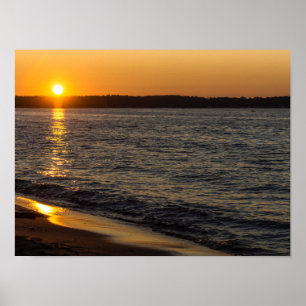Days End At Traverse City Poster