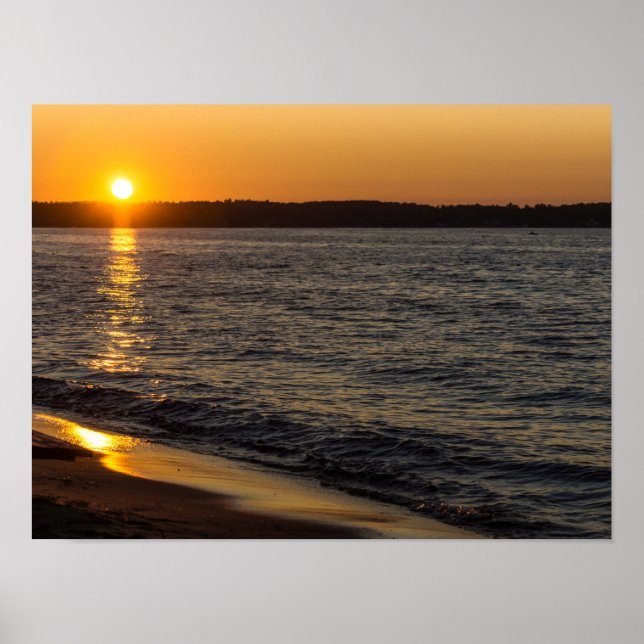 Days End At Traverse City Poster (Front)
