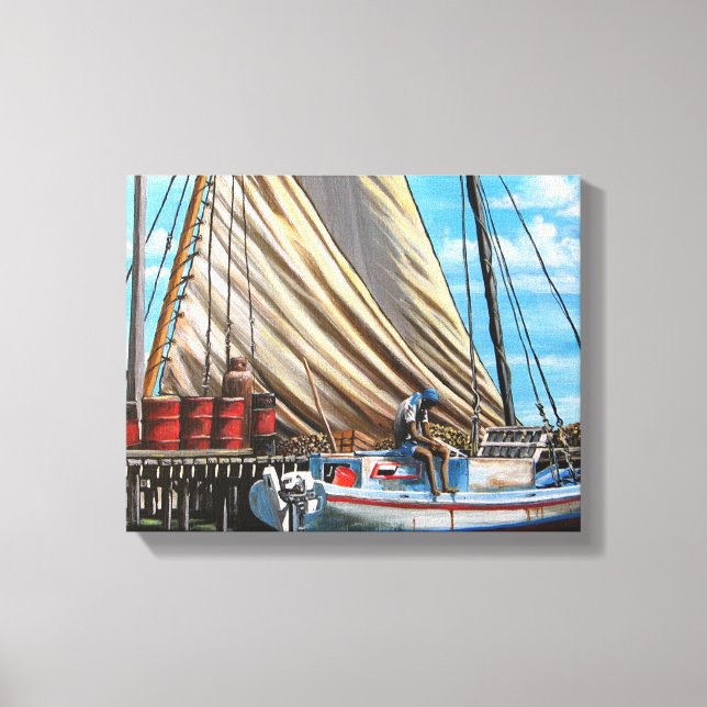 Days gone bye canvas print (Front)