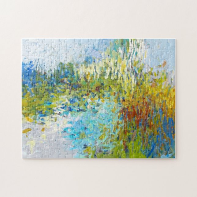 Days Like This - Abstract Impressionist Painting Jigsaw Puzzle (Horizontal)