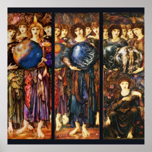 DAYS OF CREATION ANGELS Fourth, Fifth,Sixth Day Poster