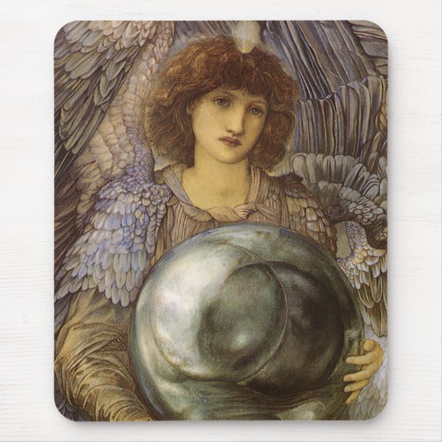 Days of Creation, First Day by Burne Jones Mouse Pad (Front)
