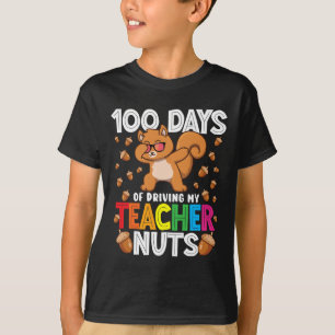 Days Of Driving My Teacher Nuts Dabbing Squirrel S T-Shirt