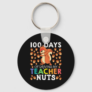 Days Of Driving My Teacher Nuts Fun Dabbing Squirr Key Ring