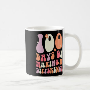 Days Of Making A Difference 100th Day Of School Te Coffee Mug