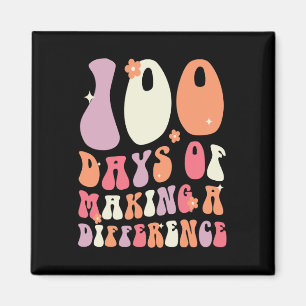 Days Of Making A Difference 100th Day Of School Te Magnet