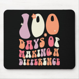 Days Of Making A Difference 100th Day Of School Te Mouse Pad