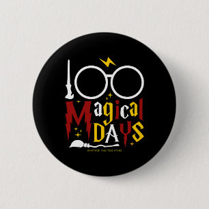 Days Of Mischief Managed Teachers Kids 100 Magical 6 Cm Round Badge
