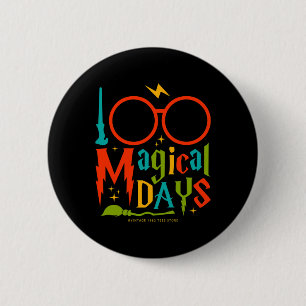 Days Of Mischief Managed Teachers Kids 100 Magical 6 Cm Round Badge