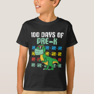Days Of Pre-k Trex Dinosaur In Mask Quarantine Boy T-Shirt
