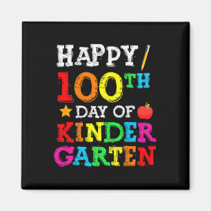 Days Of School 100th Day Of School Kindergarten  Magnet