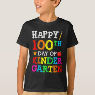 Days Of School 100th Day Of School Kindergarten  T-Shirt