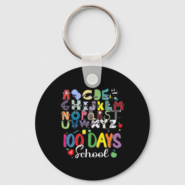 Days Of School Alphabet Lore Abc's School Costume  Key Ring (Front)