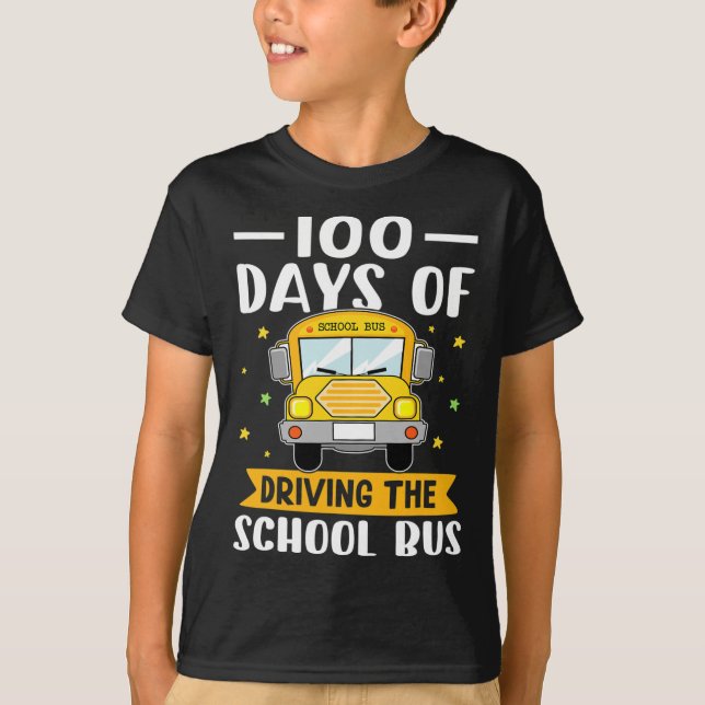 Days Of School Bus Driving 1  T-Shirt (Front)