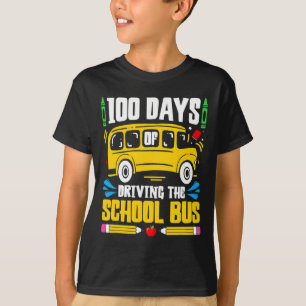 Days Of School Bus Driving  T-Shirt