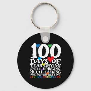Days Of School Cute School Counsellor Key Ring