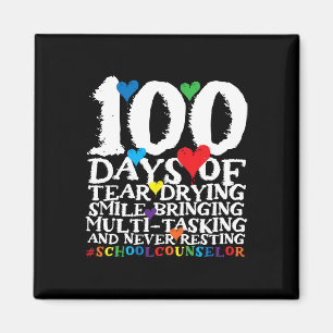 Days Of School Cute School Counsellor Magnet